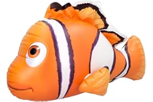 Boland 52176 - Poisson tropical gonflable, 53 cm, Poisson clown, Jouet aquatique, Décoration, Décoration de fête pour piscine, fête d'été et fête à thème