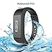 Produktbild iWOWN i5 Plus Smart Armband Bluetooth 4.0 Fitness Tracker Smart Armbanduhr Herzfrequenzmesser Schrittzähler Sport Wristband Wasserdicht mit OLED Touchscreen Schlafmonitor Kalorienzähler Anrufe SMS SNS Sedentary Alert Remote Shoot Anti-Verloren für Android IOS App