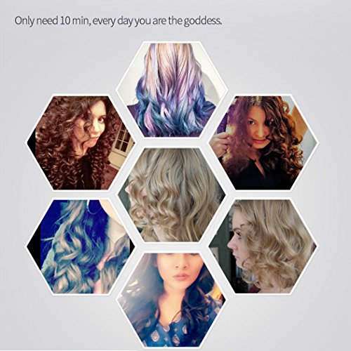 CkeyiN®5 in 1 Multifunktions Austauschbare Lockenwickler Kit Curling Wands Hair Waver - 3