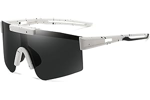 V VILISUN Cycling Glasses, Polarized Sunglasses for Men Women UV400 Sports Sunglasses Anti Glare Bike Goggles for Cycling Fishing Driving Travel Golf