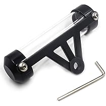 Tubo Porta Disco Fiscale Per Moto - Impermeabile, In Alluminio, Nero - Foto 2