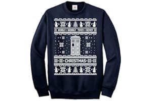 STAR AND STRIPES Inspired Phone Box Ugly Sweater Long Sleeve Shirt Funny Christmas Printed Adult Sweatshirts, Jumpers, Sweaters