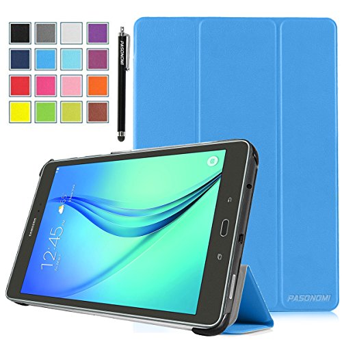 Pasonomi Funda y Soporte de Cuero Sint tico para Galaxy Tab A 8 0 SM-T350 para Funci n de Auto Wake Sleep Azul reviews Pasonomi Funda y Soporte de Cuero Sint tico para Galaxy Tab A 8 0 SM-T350 para Funci n de Auto Wake Sleep Azul