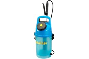 Matabi - Evolution 7 Pulvérisateur à Pression préalable - 5L - Design Ergonomique et translucide - Grande Bouche de Remplissage séparée de la Pompe - Idéal pour Le Jardin - Fabriqué en Espagne