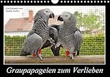 Graupapageien zum Verlieben (Wandkalender 2017 DIN A4 quer): Lebendige Fotos von wunderschönen Graupapageien (Monatskalender, 14 Seiten ) (CALVENDO Tiere) by 