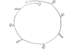 CHEREDA 925 Silver Anklet Double-deck Foot Chain Anklets For Women Beach Casual Jewelry Accessories