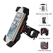 Produktbild Fahrrad Handyhalterung Motorrad Handyhalter , Universal Fahrrad Halterung GPS Motorrad Handy Halterung, Outdoor Halter Fahrrad Handyhalter mit 360 Drehbare für Smartphone iPhone 7Plus 7 6Plus 6s/6 5S/5 4s Galaxy S8 Plus S8 S7 HUAWEI Honor P10 P8
