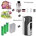 Produktbild Wismec Reuleaux RX 2 3 RX 2/3 Set Silber XXL Set E Zigarette bis 200 Watt inkl. TFV 8 CLOUD BEAST Full Kit Cloudchaser all inclusive Set Elektro Zigarette mit 3x Sony VTC 5 u. American Stars Liquid