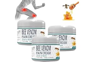 BAOPINLADY Bee Venom Pain and Bone Healing Cream, Advanced Bee Venom Gel Joint and Bone Therapy,New Zealand Bee Venom Joint and Bone Therapy Cream, Bee Venom Ultra Strength Pain Relief Cream 3PC)
