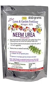TSR Organic Fertilisers & Pesticides Neem Oil Coated Urea 850 gm for Lawn and Garden Multi Purpose Fertilizer Nitrogen 46%