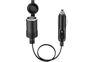 ‎ENISINA Zigarettenanzünder Verteiler,12V/24V Zigarettenanzünder Buchse 1 bis 1 KFZ Auto Zigarettenanzünder Stecker Adapter