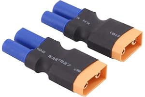 OliRC 2pcs mâle XT90 XT-90 à Femelle EC5 Adaptateur connecteur (C103-2)