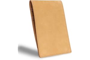 Big Teeth Golf Scorekartenhalter Leder Yardage Book Cover Magnetverschluss Golf Zubehör 2 Größen mit einem kostenlosen Bleistift und 10 Punktekarten passend für die meisten Gesäßtaschen