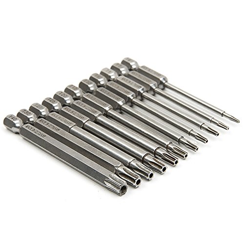 Fortag 11 teilig 75mm 1/4 Zoll Hex Shank S2 Stahl Schraubendreher Set Bits Torx Kopf Bohrer Magnetic Handwerkzeuge Schraubenzieher Kit - 3
