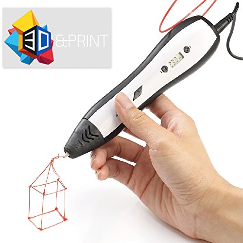 3D Stift der neusten Generation von 3D&PRINT, 3D Druckstift für PLA und ABS Filament 3D-Stift, 3D Druck Pen Set, 3 D malen und zeichnen - 6