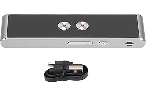 FANSHENG Traducteur de Langue, Traducteur Vocal Intelligent Portable 96 Langues, Dispositif de Traduction Instantanée Face to Face pour Les Voyages à L'étranger, Le Shopping (Argent)