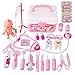Produktbild YVSoo Arztkoffer Kinder, 26Pcs Set Doktor Spielzeug Arzt Spielset Doktorkoffer Spielzeug Rollenspiel für Kinder ab 3 Jahren (Rosa)