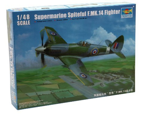 Preisvergleich Produktbild Trumpeter 1 / 48 Supermarine Spiteful F Mk 14 WWII Fighter by Trumpeter