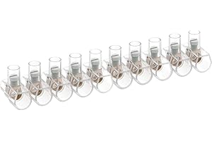 ARNOCANALI 100 Morsetti unipolari a cappuccio da 2,5mm² in stecche da 10 poli