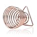Covermason Alloy Sponge Stand Makeup Stencil Egg Powder Puff Display Drying Holder Rack (Rose Gold)