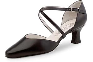 Werner Kern Femmes Chaussures de Danse Patty - Cuir Noir - 5,5 cm