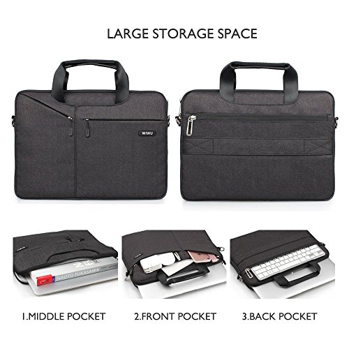 WIWU Tablet Tasche  15 -15 6 Zoll Schultertasche  Wasserdichte Nylon Laptop Tasche Aktentasche f  r MacBook Air 11 6   Pro Retina 12  Oxford Sleeve   