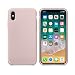 Produktbild Ouneed® Für iphone X Hülle , Slim Flüssiges Silikon Gel Gummi Stoßfest Kratzfest Fit mit weichem Mikrofaser-Futterkissen Case Cover For Iphone X (Rosa)