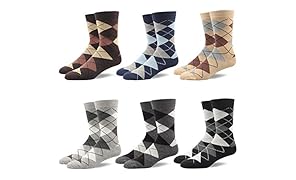 RioRiva Calze da uomo coloratissimi stilisti dal design comodo in cotone eleganti fantasie