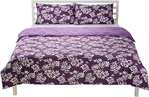 AmazonBasics Duvet Cover Set with 2 Pillowcases, Double - Floral Ground: Amazon.co.uk: Kitchen  AmazonBasics Duvet Cover Set with 2 Pillowcases, Double - Floral Ground: Amazon.co.uk: Kitchen