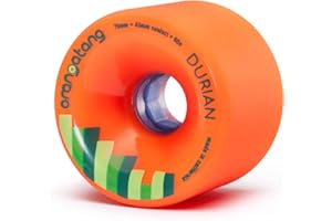 Orangatang Durian 75 mm Freeride Longboard Skateboard Wheels (Set of 4)