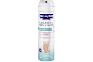 ‎HANSAPLAST Hansaplast Fußpilz-Schutz 2in1 Deo (150 ml), antibakterielles Fußdeo mit 48h Schutz vor Fußgeruch, Fußspray zur Vorbeugung von Fußpilz