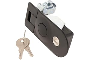 Hbaebdoo Serrure de Serrure de Levier de Serrure de Compression RéSistante pour Campeur Marin de RV argent et noir