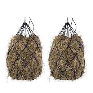 B BLOOMOAK 2 PCs Horse Hay Net 40