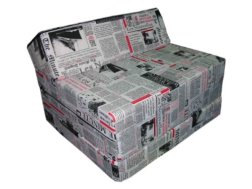 Fold Out Guest Chair Z Bed Futon Sofa for Adult and Kids folding mattress (Press)