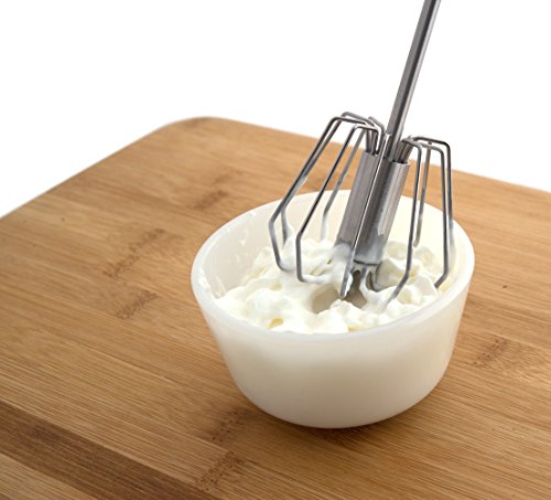 Culina® Elegantes und rostfreies Hand Druck Schneebesen - 5