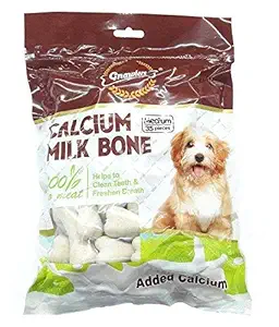 Goofy Tails - Gnawlers Calcium Milk Bone for Dog (Medium, 35pcs)