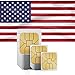 Produktbild travSIM USA Prepaid Daten Sim Karte + 500MB für 30 Tage im at&T Netz - Standard,Micro & Nano Sim