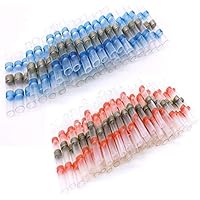 Sopoby 65pcs Lötverbinder Schrumpfverbinder Stoßverbinder Quetschverbinder Kabelverbinder