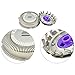 BigbigWo 3pcs Double Blades Replacement for Philips AT890 Shaver Heads Razor Blades (Foil + Cutter) Shaver with Cleaning Brush