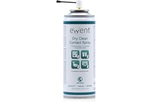 Ewent EW5614 Spray Pulisci Contatti Disossidante Secco, Trasparente