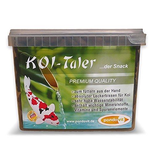 Koi-Taler 2400 ml pondovit Premiumsnack für Kois, Leckerbissen
