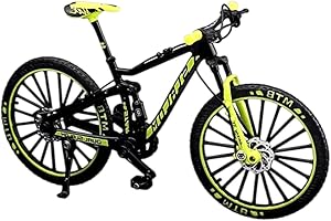 IhLux Mini Bicicletta Giocattolo, Giocattolo Modello di Mountain Bike 1:8 Finger Bike Bicicletta Metallo Miniatura per l'insegnamento, Casa, Ufficio, Club, Regalo Giocattoli per Bambini