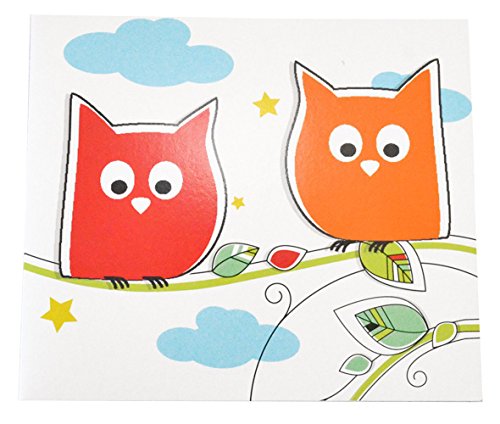 Daiber Kindergarten-Fotomappen Motiv, Eulen für Fotos im Format 13 x 18 cm, 25 Stück