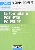 Le formulaire PCSI-PTSI-PC-PSI-PT - 5e éd. - nouveaux programmes 2013-2014