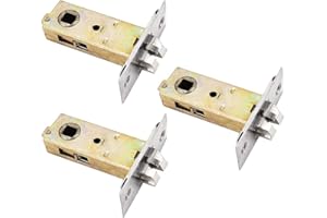 BE-TOOL - 3 piezas de pestillo de puerta de acero inoxidable de calidad para uso con manijas de puerta de palanca