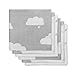 Produktbild Jollein 535-849-65057 Mullwindel, Clouds grau (6 pack)
