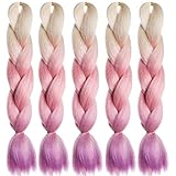 Material: Hochwertige 100% synthetische Kanekalon Jumbo Braid Hair Faser, hitzebeständig, sehr weich, nicht leicht zu vergießen oder zu verwickeln