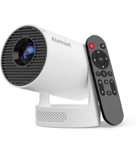 WOLFANG Proiettore Portatile 1080P Android 11 Con 20000 Lux – Rotazione 180° E Keystone Automatico, Compatibile Con HDMI/USB