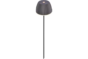 BRILONER - Riffle mini utomhuslampor, markmarkspett, touch-dimmer, inbyggd minnesfunktion, ip44, laddningsbart batteri, utomh