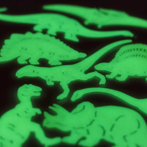 Preisvergleich Produktbild Stick N Glow in the dark Dinosaurier Dekorationen Spielzeug